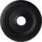 Ekena Millwork Classic Ceiling Medallion (Fits Canopies up to 12 3/4"), 18 5/8"OD 4"ID x 1 1/8"P, Steel Gray CM19CLSGS - alternate 1